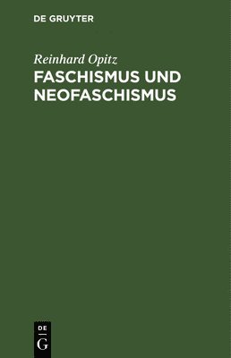 Faschismus Und Neofaschismus 1