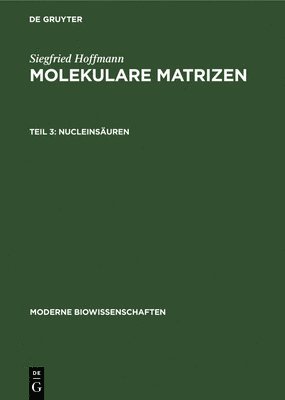Siegfried Hoffmann - Nucleinsäuren, Inbunden