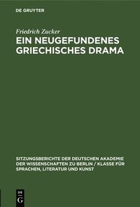 bokomslag Ein Neugefundenes Griechisches Drama