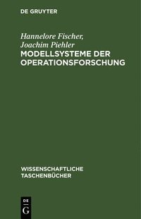 bokomslag Modellsysteme Der Operationsforschung