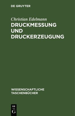 bokomslag Druckmessung Und Druckerzeugung