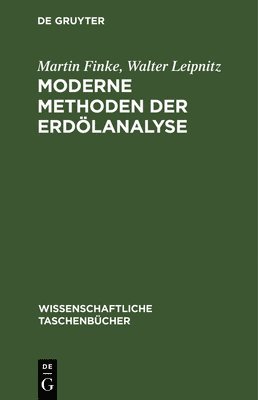 bokomslag Moderne Methoden Der Erdlanalyse