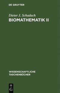 bokomslag Biomathematik II