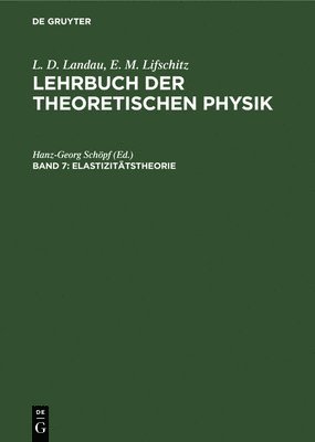 Hanz-Georg Schöpf - Elastizitätstheorie, Inbunden
