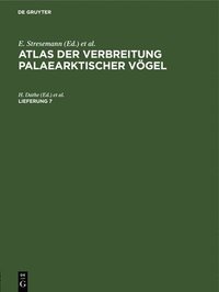 bokomslag Atlas Der Verbreitung Palaearktischer Vgel. Lieferung 7