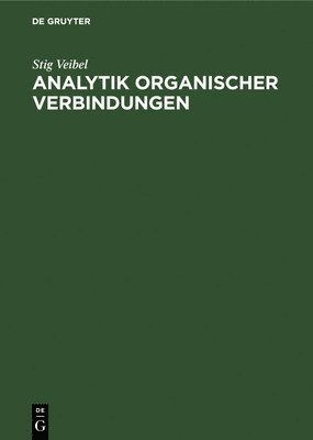 bokomslag Analytik Organischer Verbindungen