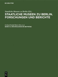 bokomslag Archäologische Beiträge