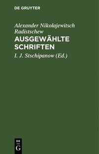 bokomslag Ausgewählte Schriften