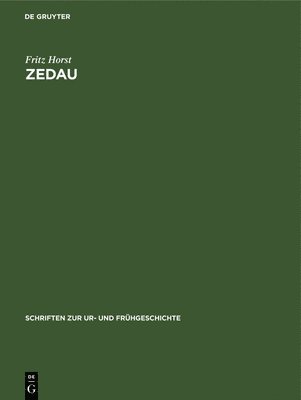 Fritz Horst - Zedau, Inbunden