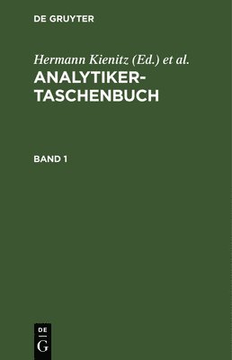 Analytiker-Taschenbuch. Band 1 1