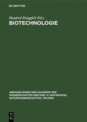 Manfred Ringpfeil - Biotechnologie, Inbunden