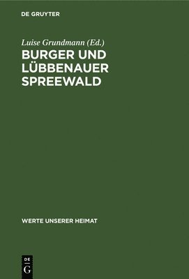 bokomslag Burger Und Lübbenauer Spreewald