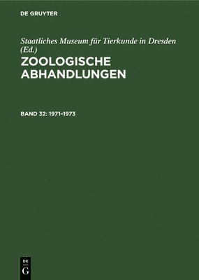 Staatliches Museum für Tierkunde in Dresden - 1971-1973, Inbunden