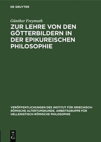 bokomslag Zur Lehre Von Den Gtterbildern in Der Epikureischen Philosophie