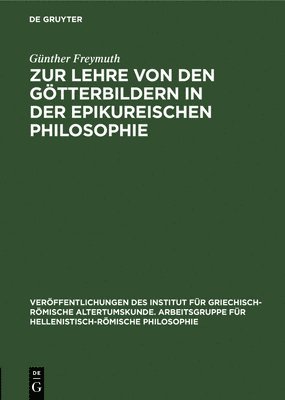 bokomslag Zur Lehre Von Den Götterbildern in Der Epikureischen Philosophie