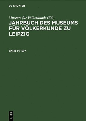 Museum Für Völkerkunde - 1977, Inbunden