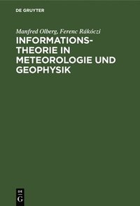 bokomslag Informationstheorie in Meteorologie Und Geophysik