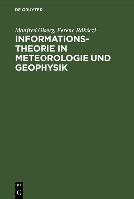 bokomslag Informationstheorie in Meteorologie Und Geophysik