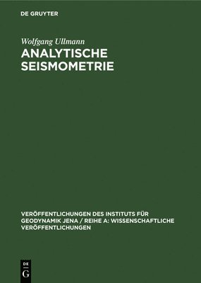 bokomslag Analytische Seismometrie