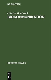 bokomslag Biokommunikation