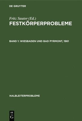 bokomslag Wiesbaden Und Bad Pyrmont, 1961