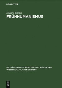 bokomslag Frühhumanismus
