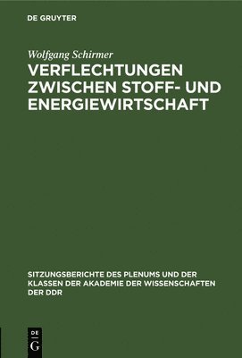 Wolfgang Schirmer - Verflechtungen Zwischen Stoff- Und Energiewirtschaft, Inbunden