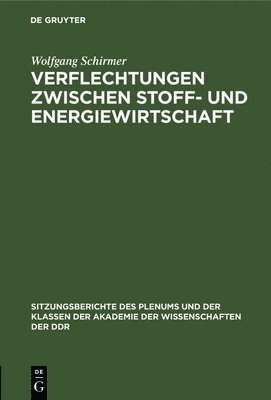 bokomslag Verflechtungen Zwischen Stoff- Und Energiewirtschaft