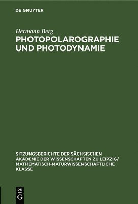 Photopolarographie Und Photodynamie 1