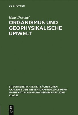 bokomslag Organismus Und Geophysikalische Umwelt