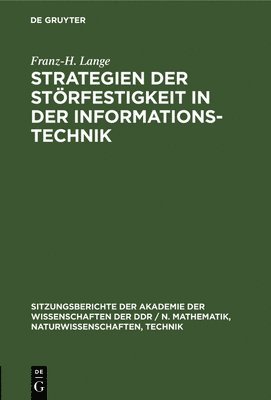 bokomslag Strategien Der Strfestigkeit in Der Informationstechnik
