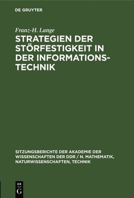 Strategien Der Strfestigkeit in Der Informationstechnik 1