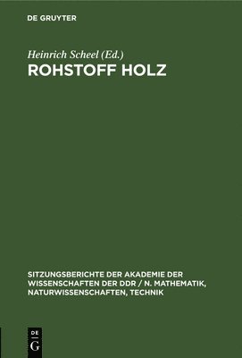 Rohstoff Holz 1