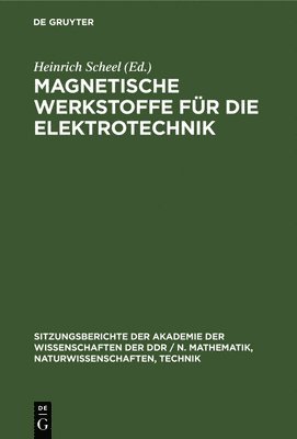 Magnetische Werkstoffe Fr Die Elektrotechnik 1