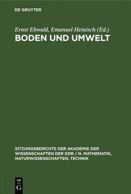bokomslag Boden Und Umwelt