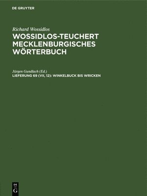 Jürgen Gundlach - Winkelbuck Bis Wricken, Inbunden