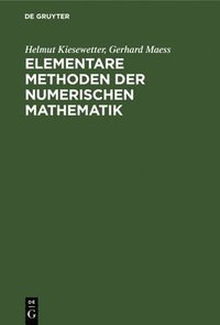 bokomslag Elementare Methoden Der Numerischen Mathematik