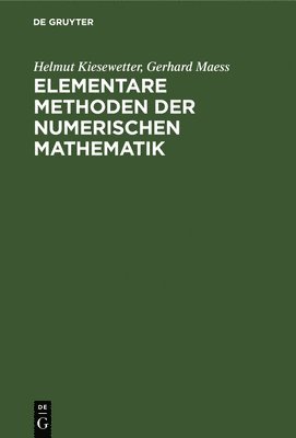 bokomslag Elementare Methoden Der Numerischen Mathematik