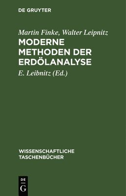 bokomslag Moderne Methoden Der Erdlanalyse