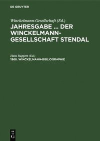 bokomslag Winckelmann-Bibliographie