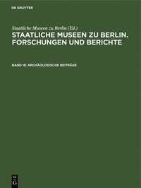 bokomslag Archäologische Beiträge