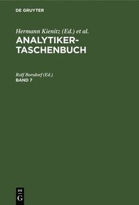 bokomslag Analytiker-Taschenbuch. Band 7