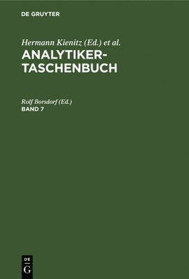 Analytiker-Taschenbuch. Band 7 1