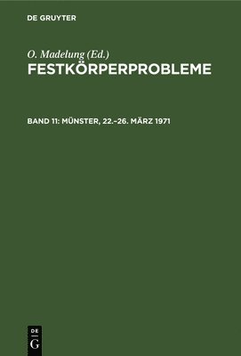 O Madelung, O. Madelung - Münster, 22.-26. März 1971, Inbunden