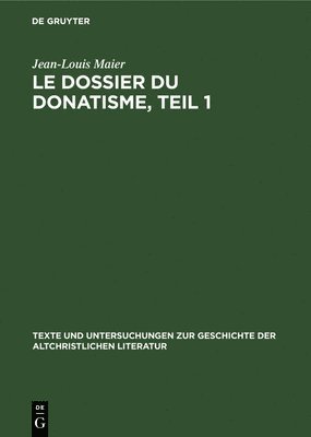 Jean-Louis Maier - Des Origines À La Mort de Constance II (303-361), Inbunden