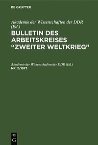 bokomslag Bulletin des Arbeitskreises "Zweiter Weltkrieg"