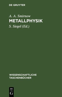 bokomslag Metallphysik