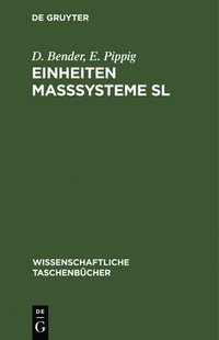 bokomslag Einheiten Maßsysteme SL
