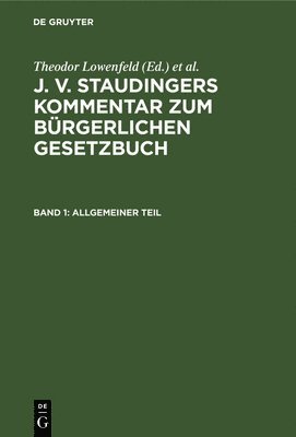 Erwin Riezler - Allgemeiner Teil, Inbunden