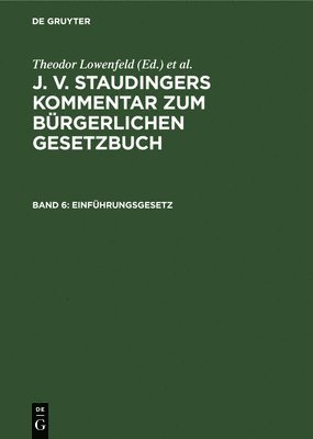 Einführungsgesetz, Inbunden